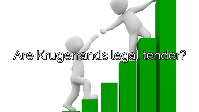 Are Krugerrands legal tender?