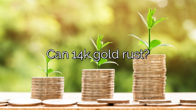 Can 14k gold rust?