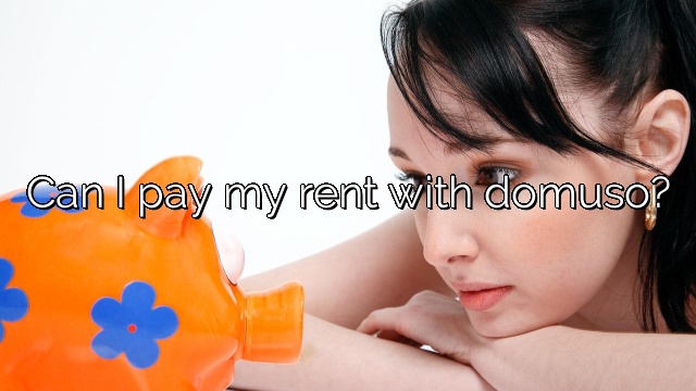 Can I pay my rent with domuso?
