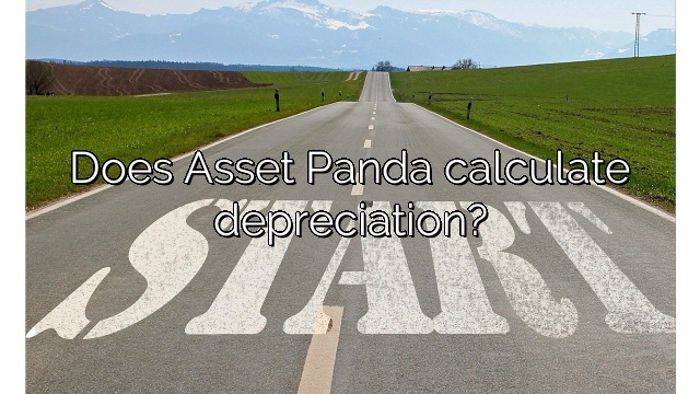 Does Asset Panda calculate depreciation?