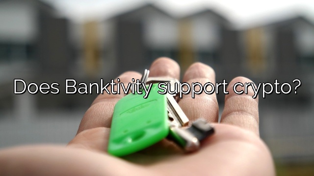 Does Banktivity support crypto?