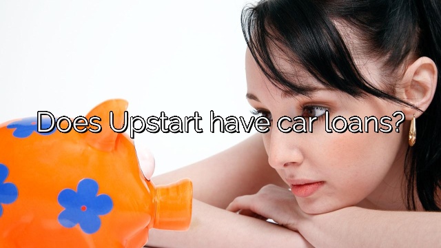 Does Upstart have car loans?