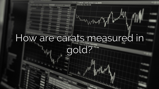 How are carats measured in gold?