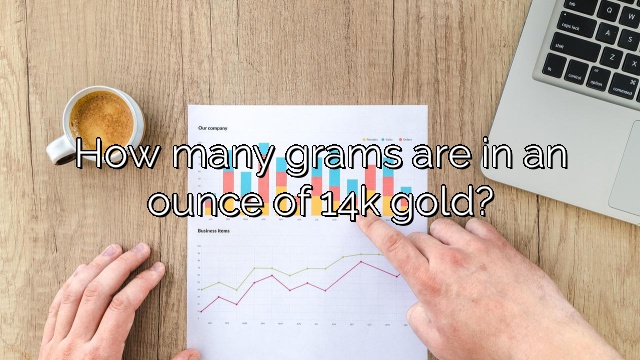 How many grams are in an ounce of 14k gold?