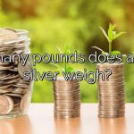 How many pounds does a kilo of silver weigh?