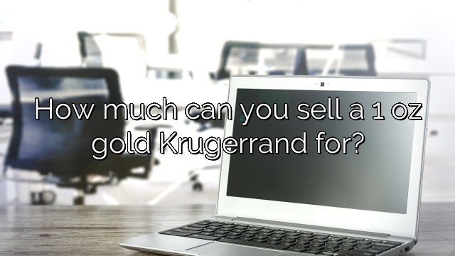 How much can you sell a 1 oz gold Krugerrand for?