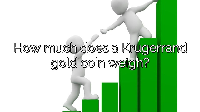 How much does a Krugerrand gold coin weigh?