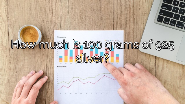 How much is 100 grams of 925 silver?