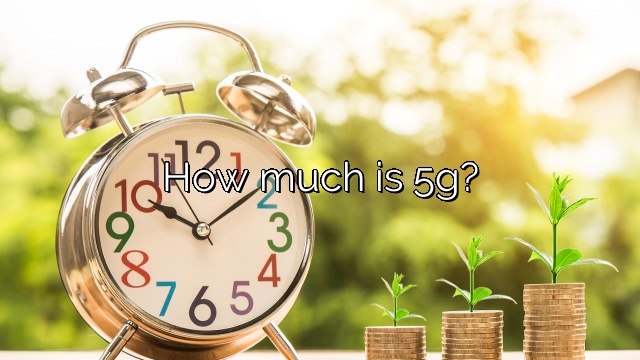 How much is 5g?