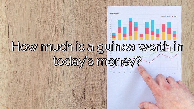 How much is a guinea worth in today’s money?