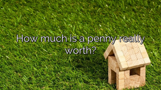 How much is a penny really worth?
