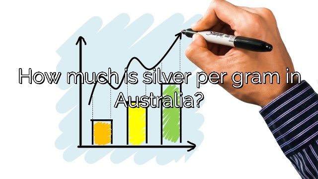 How much is silver per gram in Australia?