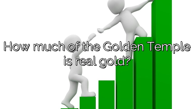 How much of the Golden Temple is real gold?