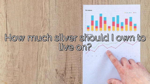 How much silver should I own to live on?