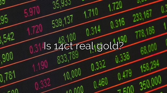 Is 14ct real gold?