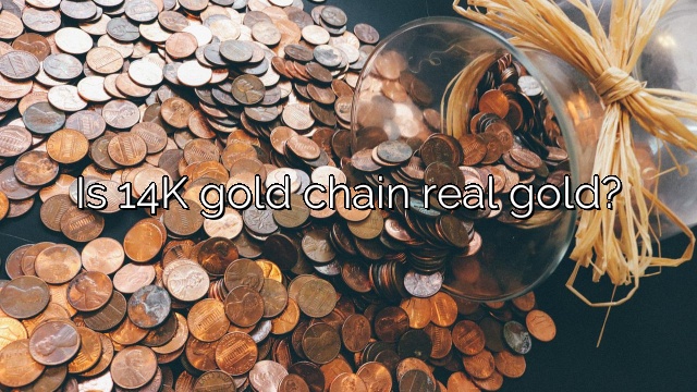 Is 14K gold chain real gold?