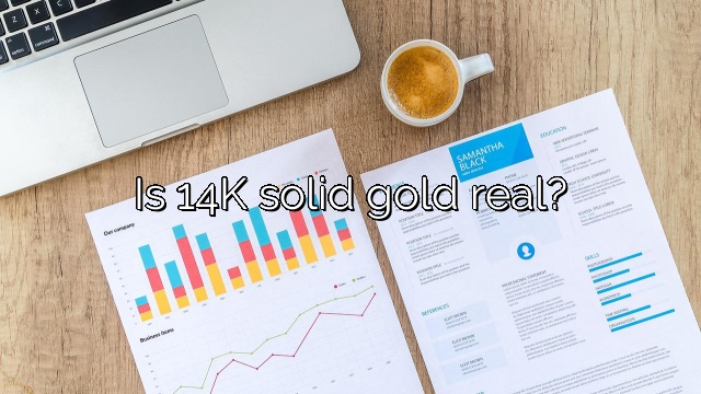 Is 14K solid gold real?