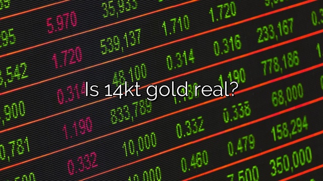 Is 14kt gold real?