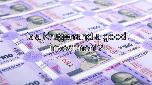 Is a Krugerrand a good investment?