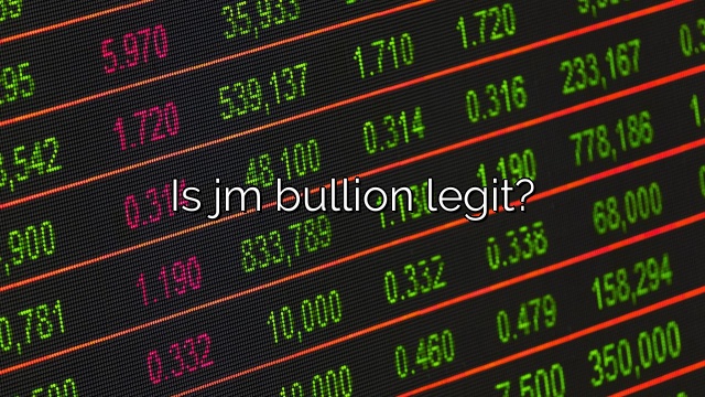 Is jm bullion legit?