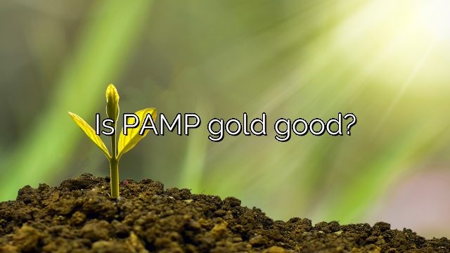 Is PAMP gold good?