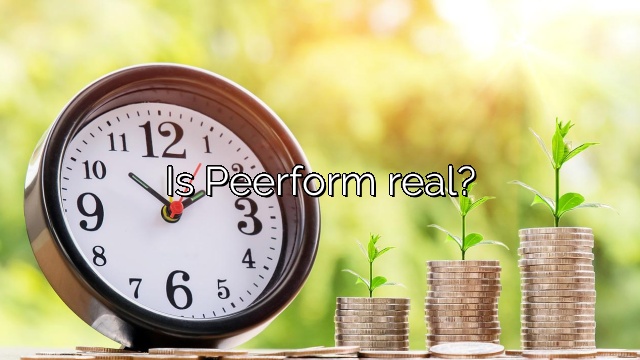 Is Peerform real?