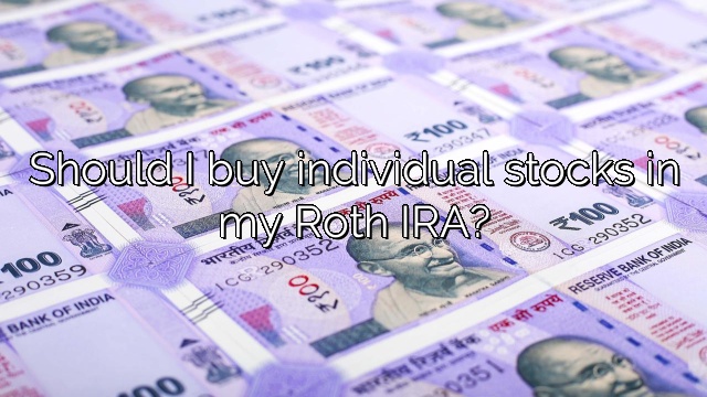 Should I buy individual stocks in my Roth IRA?