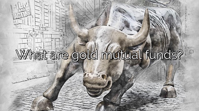 What are gold mutual funds?