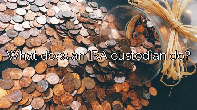 What does an IRA custodian do?
