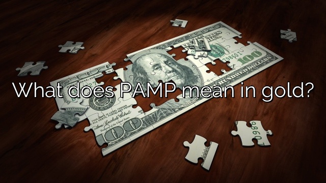 What does PAMP mean in gold?