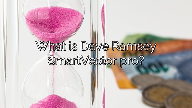 What is Dave Ramsey SmartVestor pro?