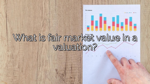What is fair market value in a valuation?