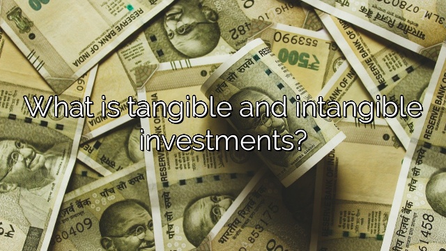 What is tangible and intangible investments?