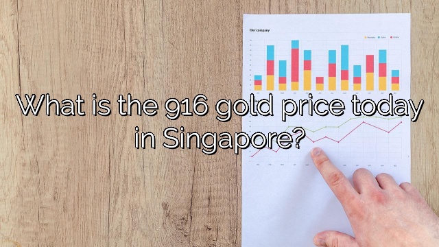 What is the 916 gold price today in Singapore?