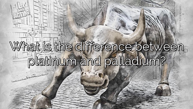 What is the difference between platinum and palladium?