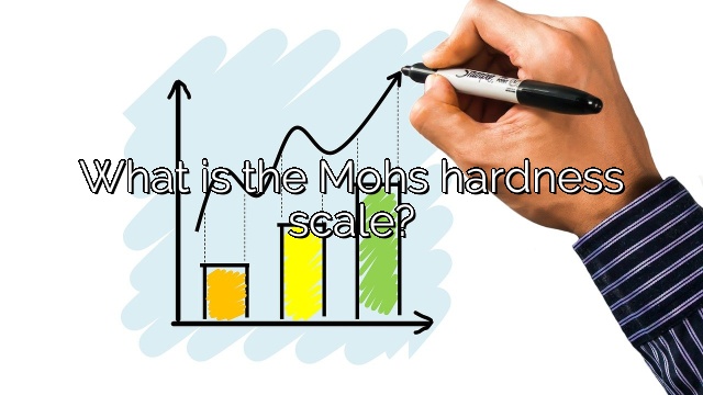 What is the Mohs hardness scale?