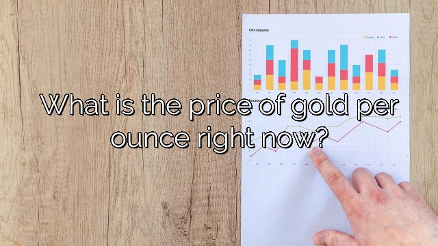 What is the price of gold per ounce right now?