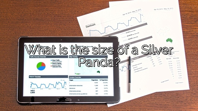 What is the size of a Silver Panda?