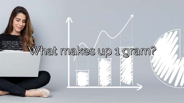 What makes up 1 gram?