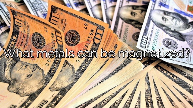 What metals can be magnetized?