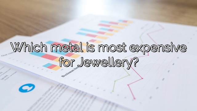 Which metal is most expensive for Jewellery?