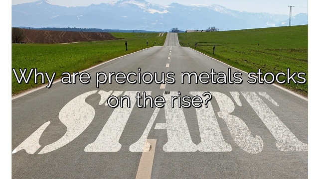 Why are precious metals stocks on the rise?