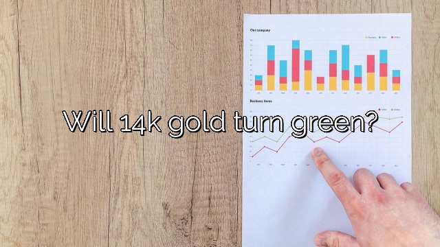 Will 14k gold turn green?